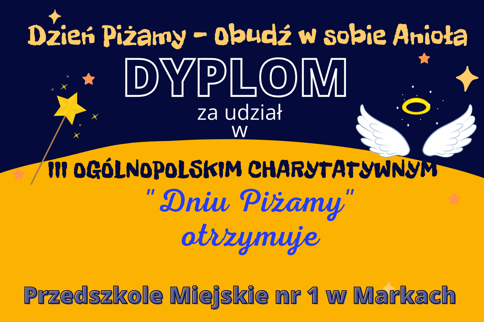 Dzień piżamy – podziękowanie